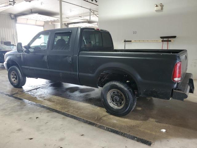 FORD F250 SUPER 2002 black  gas 1FTNW21L72EC87674 photo #3