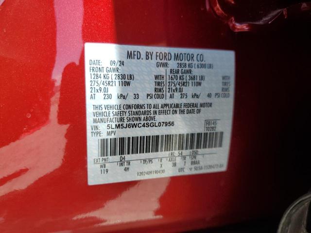 2025 LINCOLN AVIATOR 5LM5J6WC4SGL07956