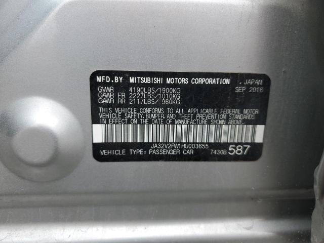 2017 MITSUBISHI LANCER ES JA32V2FW1HU003655