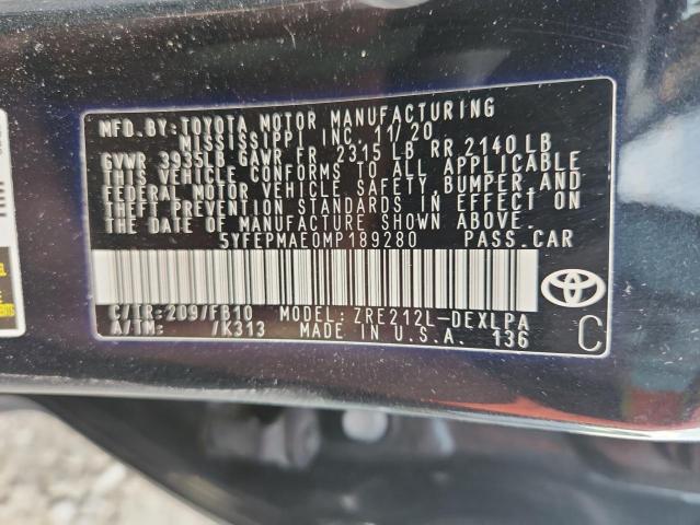 2021 TOYOTA COROLLA LE - 5YFEPMAE0MP189280