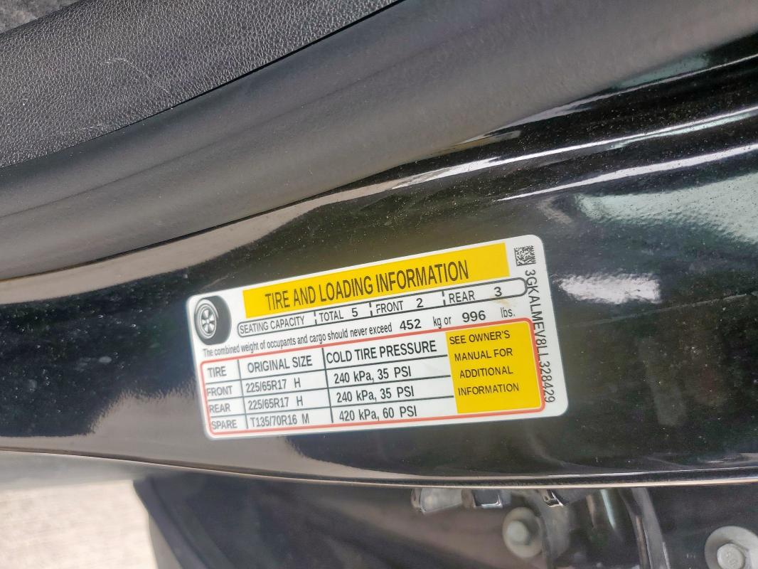 2020 GMC TERRAIN SL 3GKALMEV8LL328429