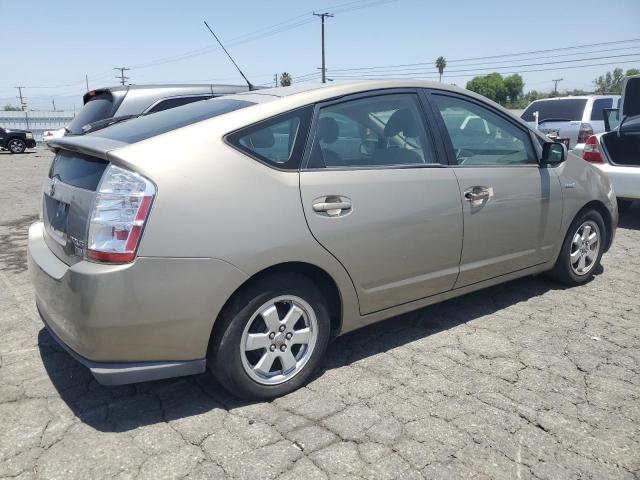 TOYOTA PRIUS 2007 gold hatchbac hybrid engine JTDKB20U277640455 photo #4