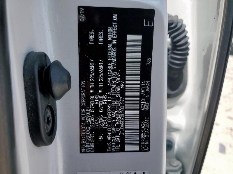 2020 LEXUS NX 300 JTJDARBZXL5001577