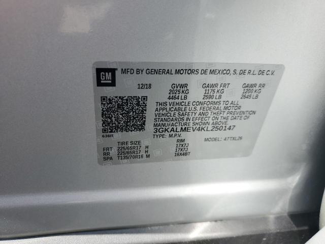 2019 GMC TERRAIN SL - 3GKALMEV4KL250147