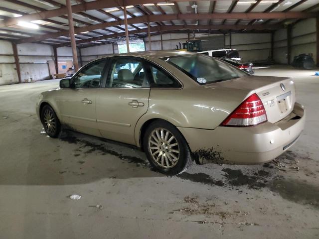 MERCURY MONTEGO PR 2006 gold  gas 1MEFM42126G606183 photo #3