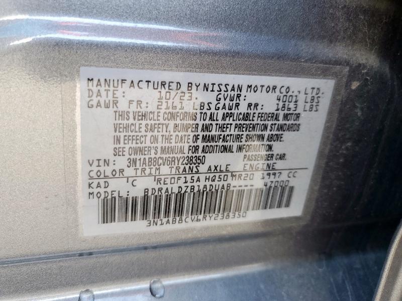 2024 NISSAN SENTRA SV 3N1AB8CV6RY238350