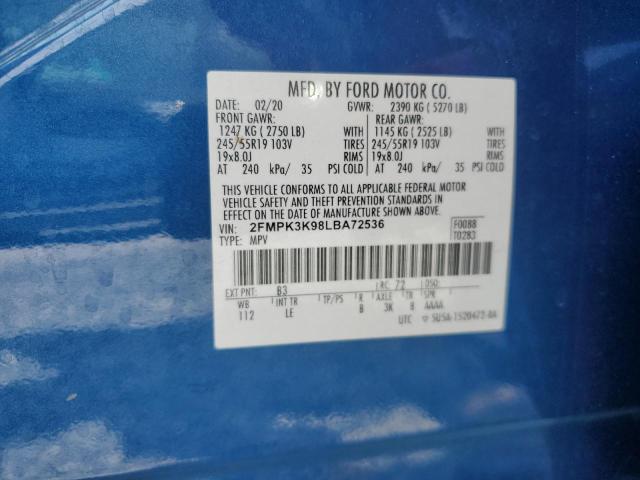 2020 FORD EDGE TITAN 2FMPK3K98LBA72536