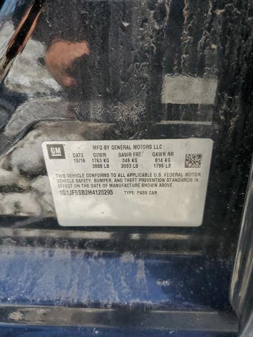 2017 CHEVROLET SONIC PREM 1G1JF5SB2H4120295