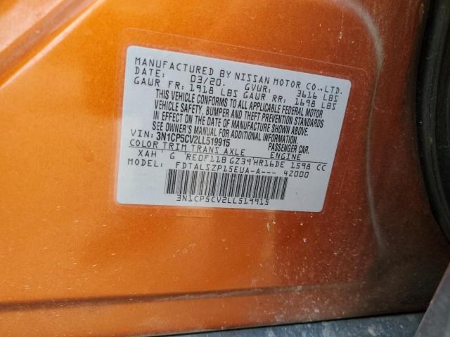 2020 NISSAN KICKS SV 3N1CP5CV2LL519915