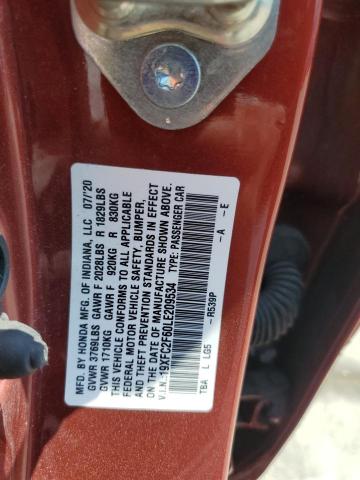2020 HONDA CIVIC LX - 19XFC2F60LE209534