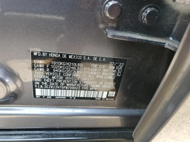 2023 HONDA HR-V EXL 3CZRZ2H70PM709023