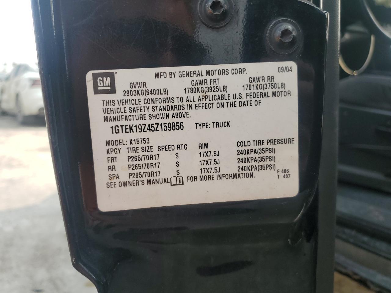 Lot #3281632408 2005 GMC NEW SIERRA