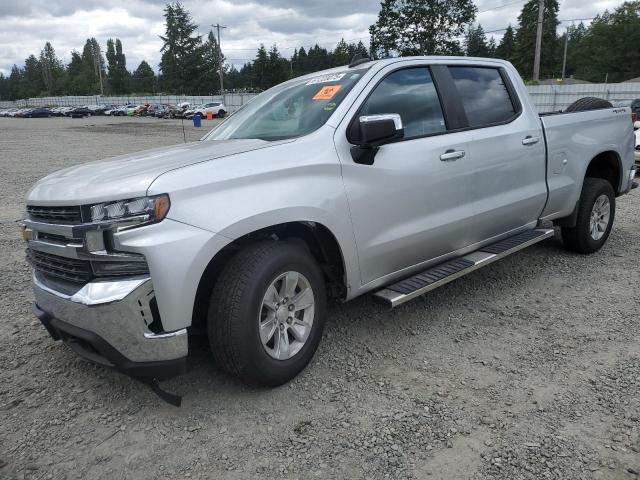 CHEVROLET SILVERADO 2021 silver  diesel 3GCUYDET3MG348431 photo #1