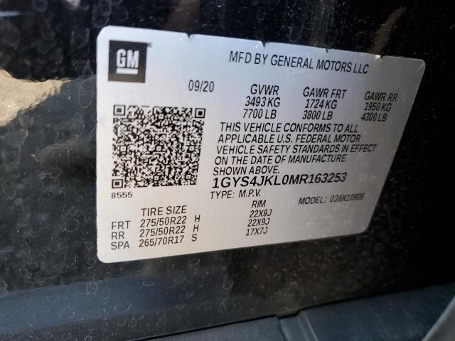 2021 CADILLAC ESCALADE E 1GYS4JKL0MR163253