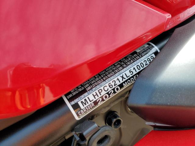 2020 HONDA CBR500 R MLHPC621XL5100299