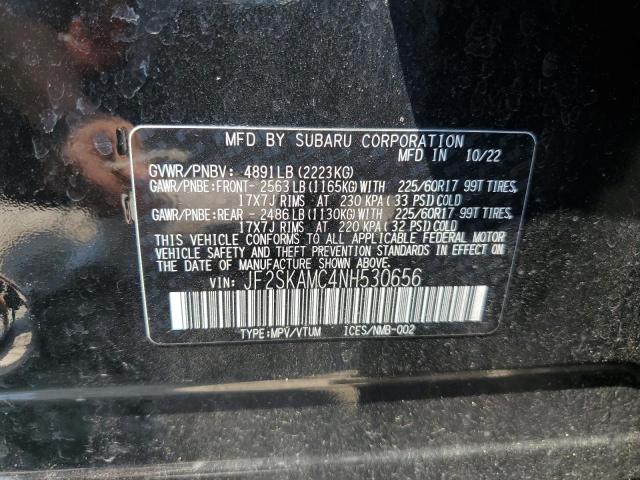2022 SUBARU FORESTER W JF2SKAMC4NH530656