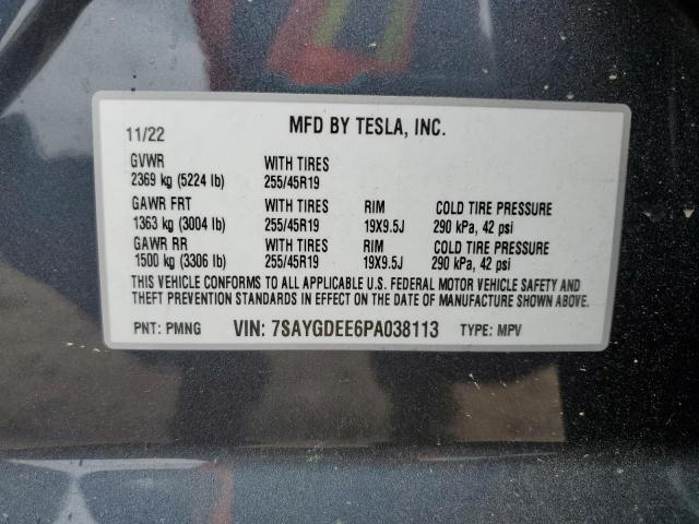 2023 TESLA MODEL Y - 7SAYGDEE6PA038113