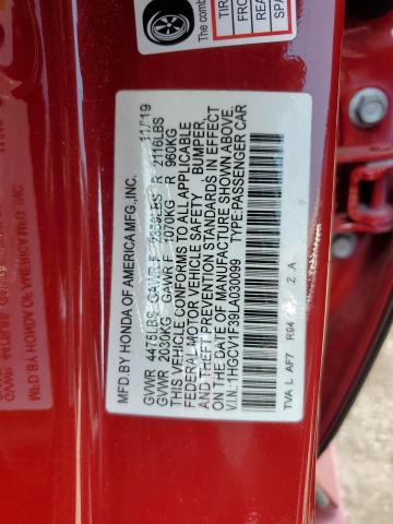 2020 HONDA ACCORD SPO 1HGCV1F39LA030099