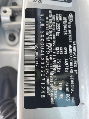 2016 KIA OPTIMA EX - 5XXGU4L33GG071248