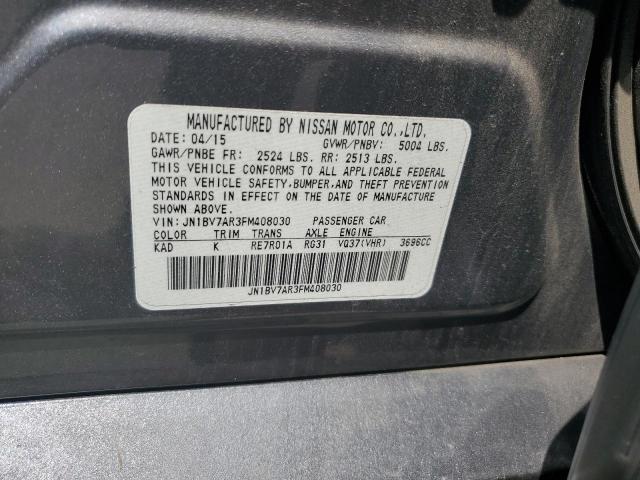 2015 INFINITI Q50 BASE JN1BV7AR3FM408030