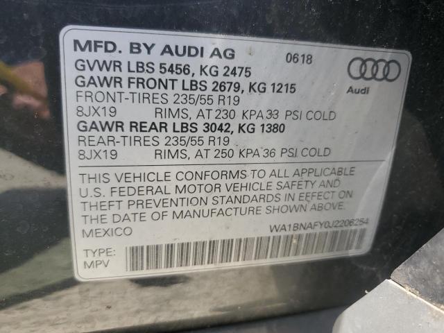 2018 AUDI Q5 PREMIUM PLUS WA1BNAFY0J2206254