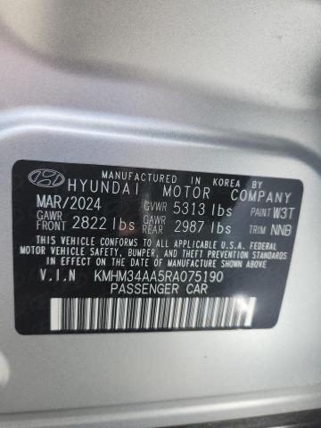 2024 HYUNDAI IONIQ 6 SE KMHM34AA5RA075190