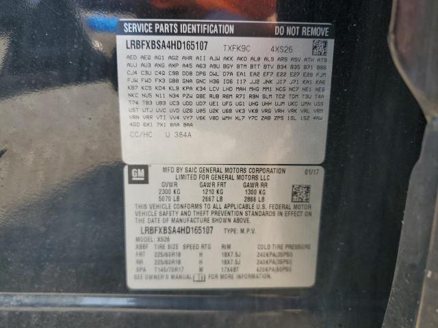 2017 BUICK ENVISION E LRBFXBSA4HD165107