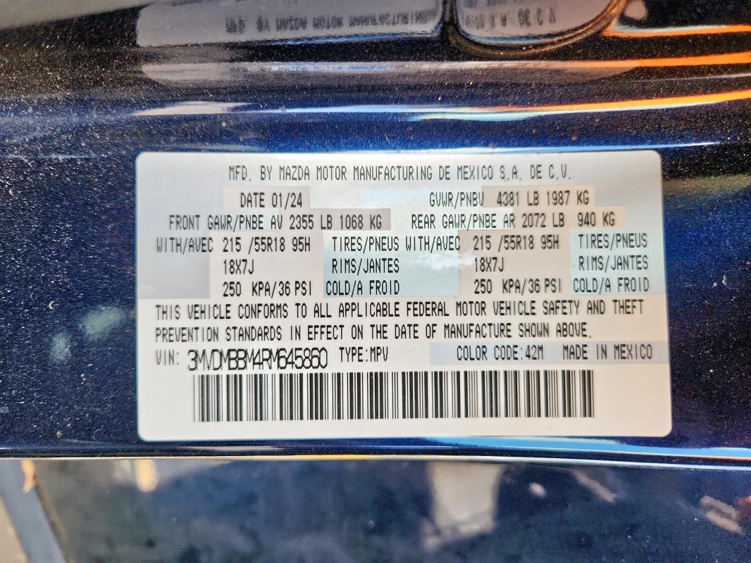2024 MAZDA CX-30 SELE 3MVDMBBM4RM645860
