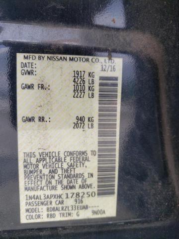 2017 NISSAN ALTIMA 2.5 - 1N4AL3APXHC178250