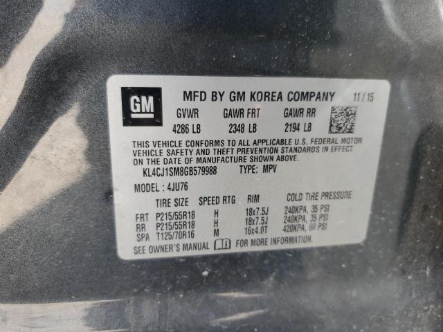 2016 BUICK ENCORE SPO KL4CJ1SM8GB579988