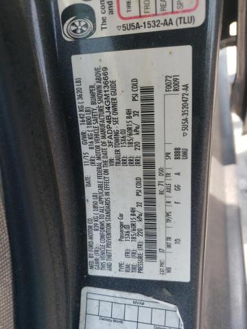 2016 FORD FIESTA SE 3FADP4BJ4GM136669