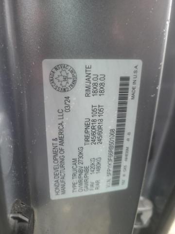 2024 HONDA RIDGELINE 5FPYK3F66RB501068