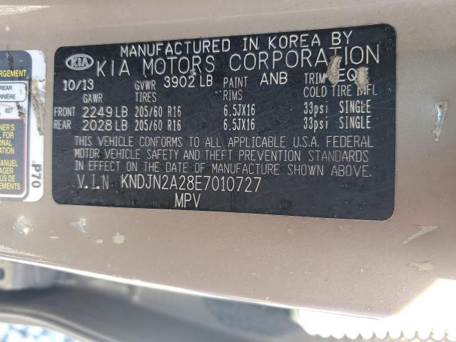 2014 KIA SOUL - KNDJN2A28E7010727