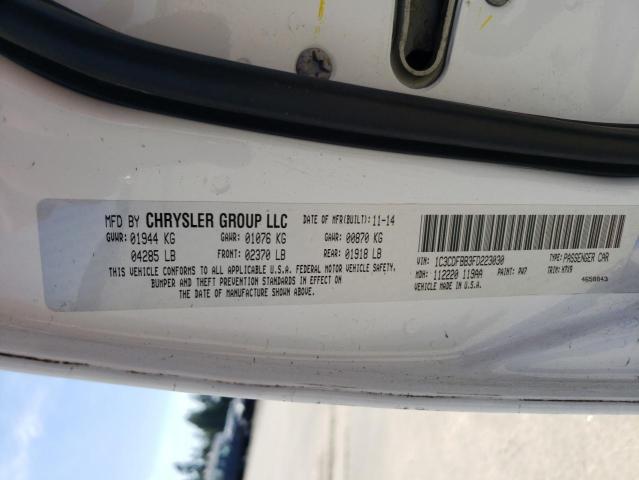 2015 DODGE DART SXT 1C3CDFBB3FD223030