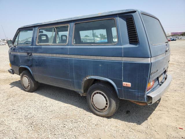 VOLKSWAGEN VANAGON BU 1987 blue  gas WV2YB0250HH093218 photo #3