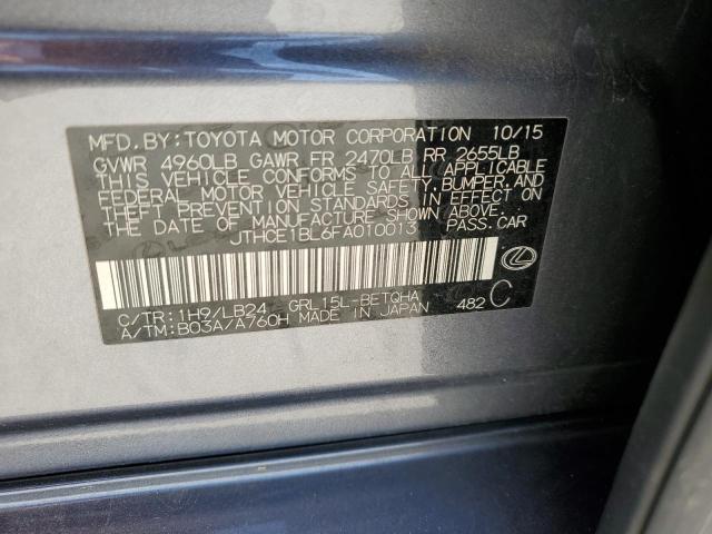 2015 LEXUS GS 350 JTHCE1BL6FA010013