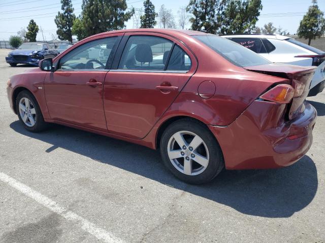 MITSUBISHI LANCER ES 2008 burgundy  gas JA3AU26U58U030175 photo #3