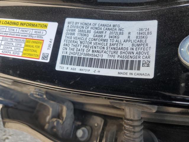 2024 HONDA CIVIC SPOR - 2HGFE2F58RH594213