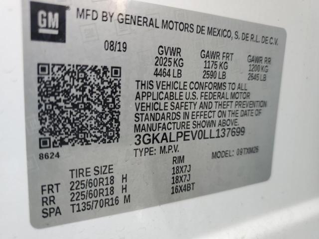 2020 GMC TERRAIN SL - 3GKALPEV0LL137699