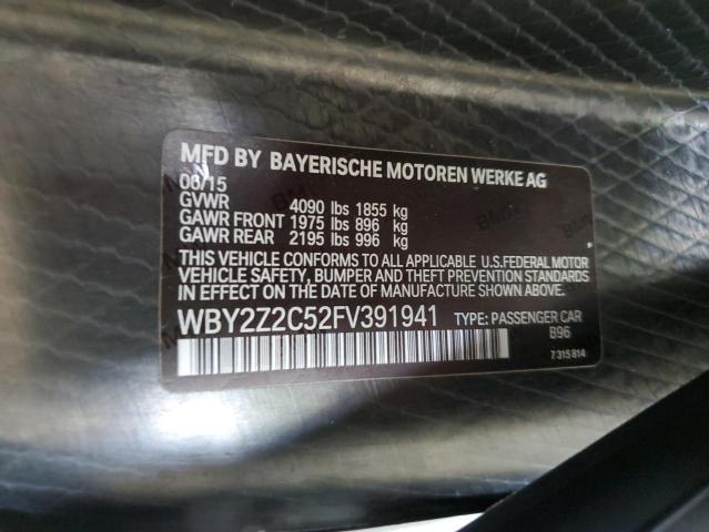 2015 BMW I8 WBY2Z2C52FV391941