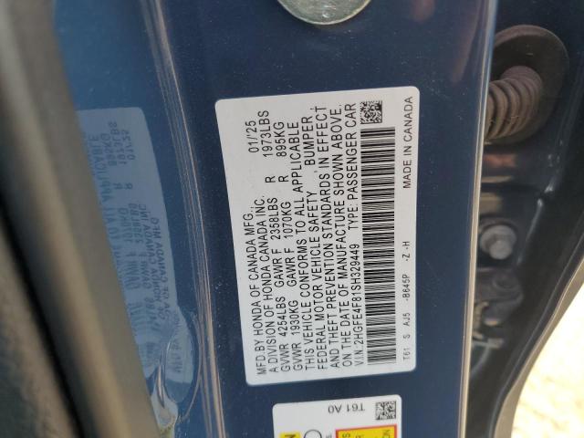 2025 HONDA CIVIC SPOR 2HGFE4F81SH329449