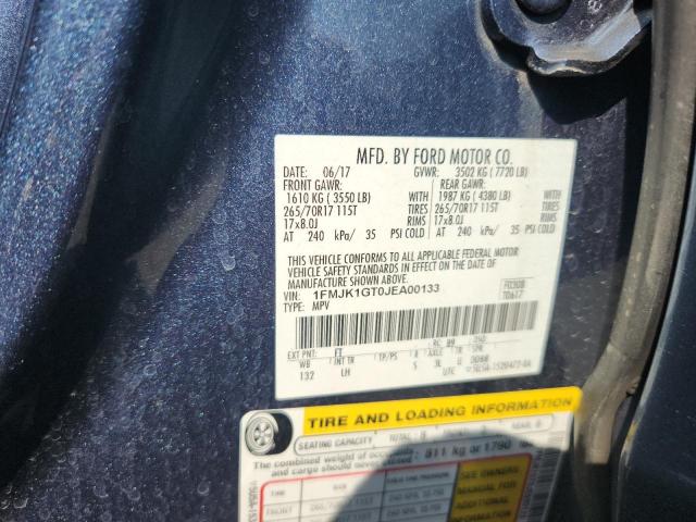 2018 FORD EXPEDITION - 1FMJK1GT0JEA00133