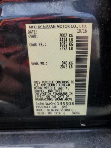 2017 NISSAN ALTIMA 3.5 1N4BL3AP0HC135508