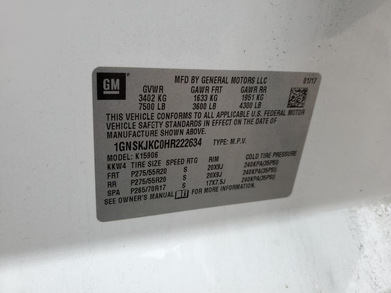 CHEVROLET SUBURBAN K1500 PREMIER