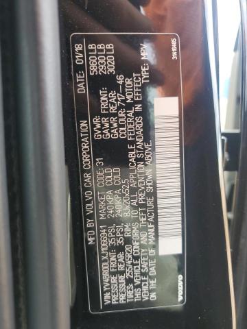 2018 VOLVO XC60 T8 IN YV4BR0DLXJ1066941