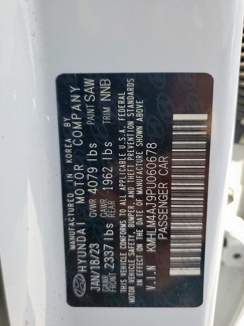 2023 HYUNDAI ELANTRA BL KMHLM4AJ9PU060678