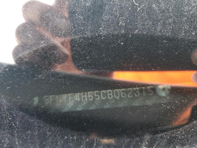 2012 HONDA PILOT EXL - 5FNYF4H55CB062315