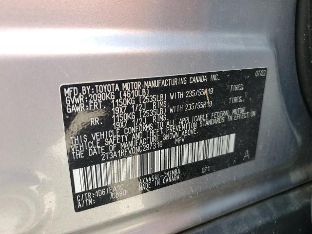 2022 TOYOTA RAV4 XLE P 2T3A1RFV0NC297316