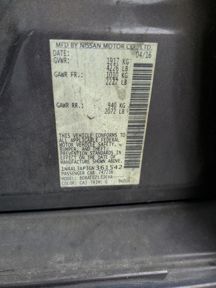 Nissan Altima 2.5 2016