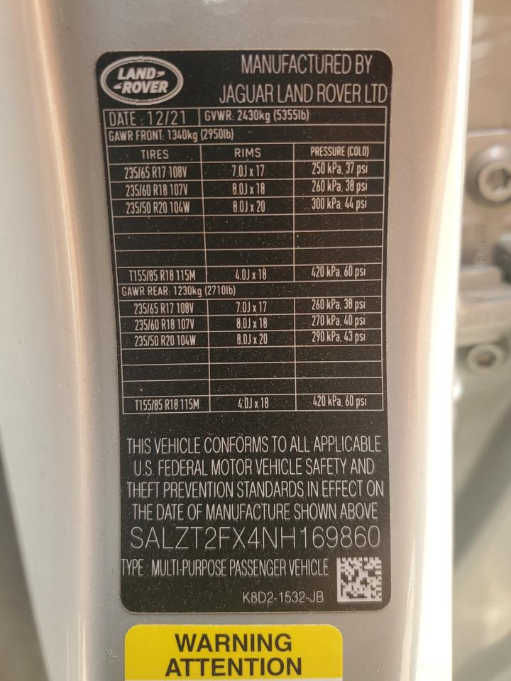 LAND ROVER RANGE ROVER R-DYNAMIC S